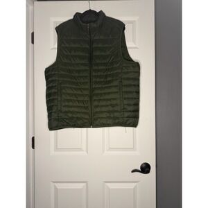 Amazon Essentials Men's Puffer Vest Xl Green